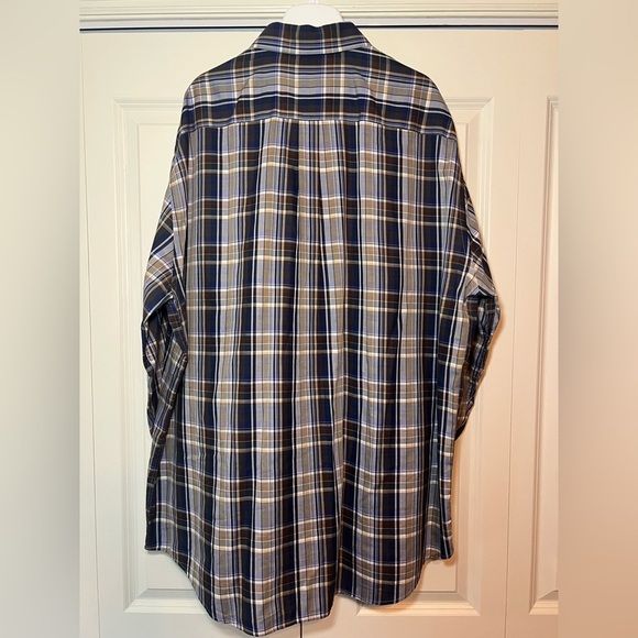 Peter Millar men’s 100% cotton button down long sleeve shirt. Size XXL. - Picture 7 of 8
